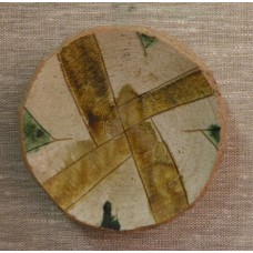 Glazed clay, Gareji Mravalmta, swastika cross